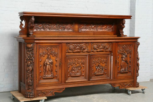 Antique Gothic sideboard