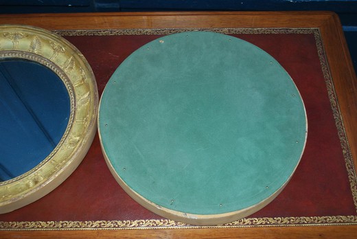 A pair of antique mirrors