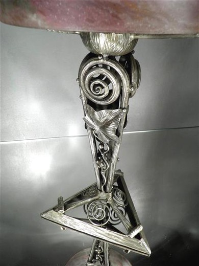 Antique art deco table lamp