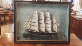 Oldest boat diorama