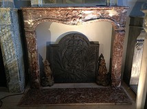 Antique fireplace portal