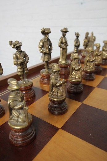 Антикварный шахматный сет Ренессанс