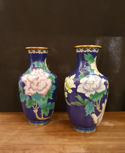 Antique pair of vases