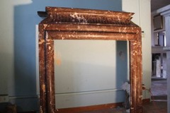 Antique fireplace portal