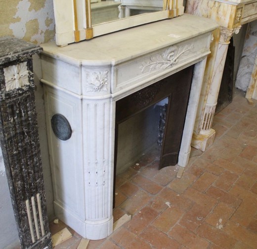 Antique Louis XVI style fireplace