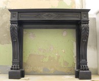 Antique fireplace portal