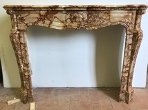 Antique fireplace portal