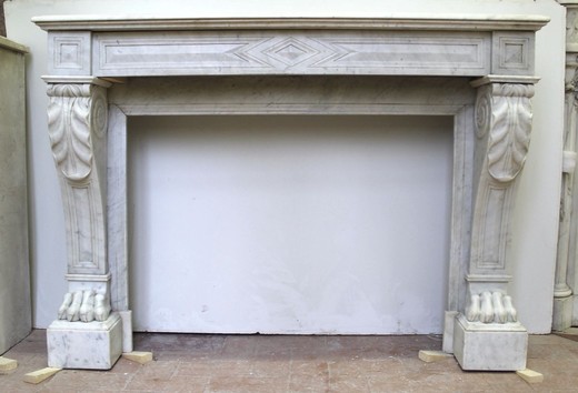 Empire style fireplace mantel