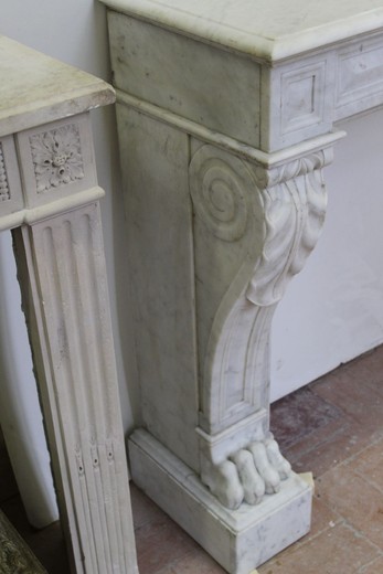 Empire style fireplace mantel