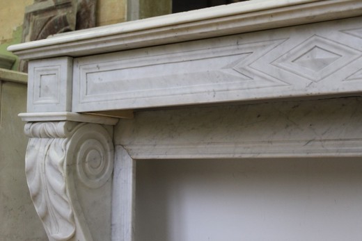 Empire style fireplace mantel