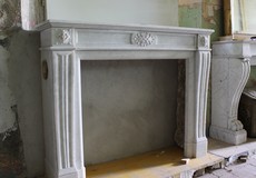 Antique fireplace portal