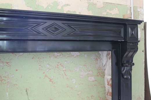 Antique fireplace portal