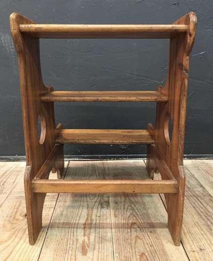 Antique stepladder for the library