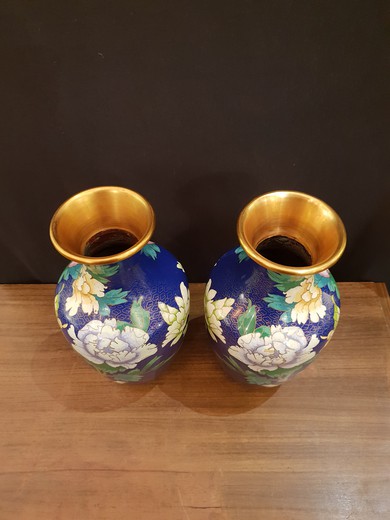 Antique pair of vases