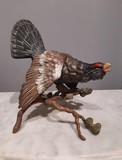 Antique sculpture "Capercaillie"