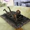 Antique sculpture "Boy on the carpet"