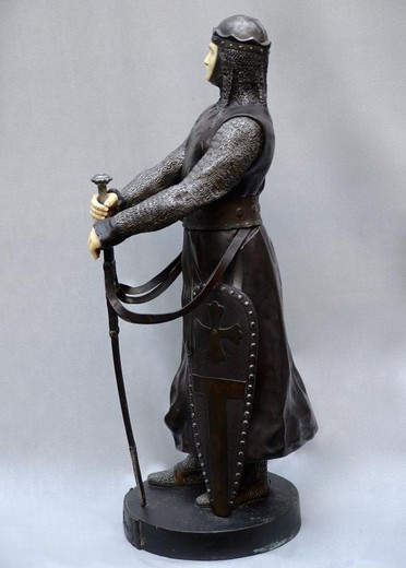 Antique sculpture "Knight"