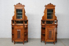 Antique pair Louis XV cabinets