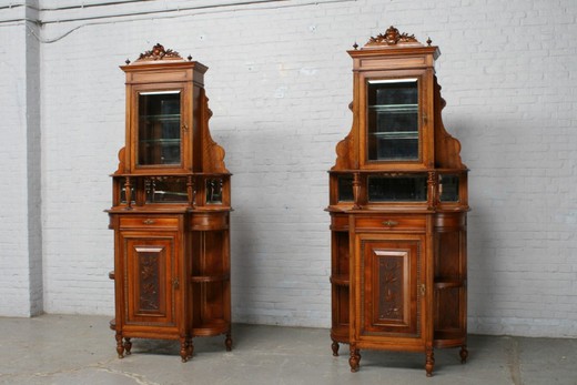 Antique pair Louis XV cabinets