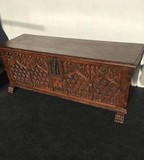 Antique gothic chest