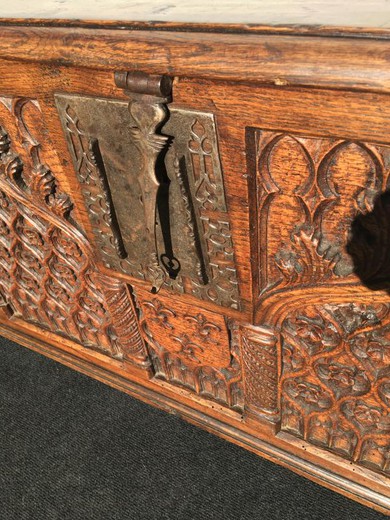 Antique gothic chest