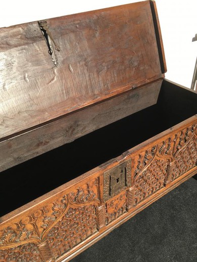 Antique gothic chest