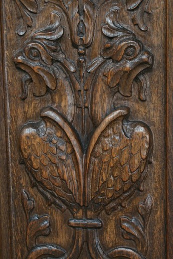 Antique renaissance style bookcase