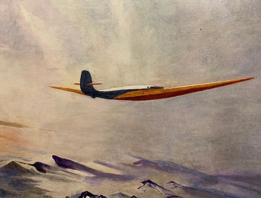 Deineka Aleksandr "Red-winged giant" plane