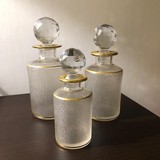 Set of three decanters