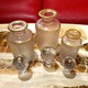 Set of three decanters