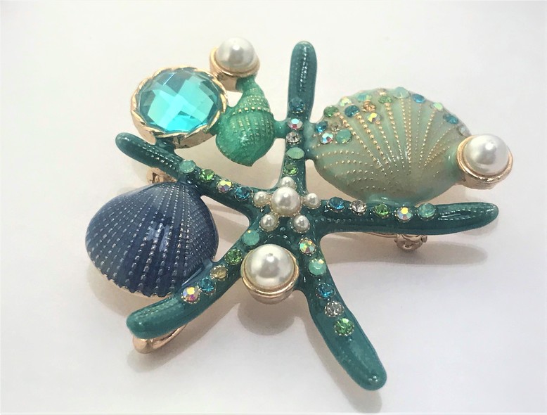 Vintage «starfish brooch»