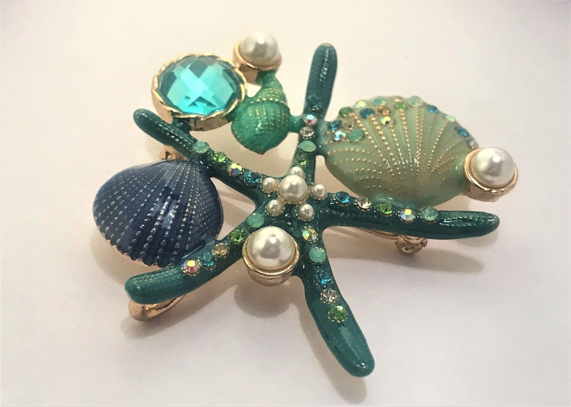 Vintage «starfish brooch»