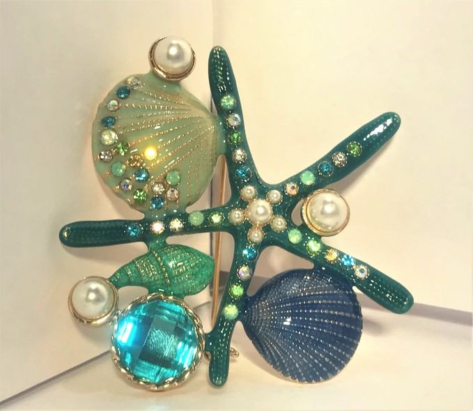 Vintage «starfish brooch»