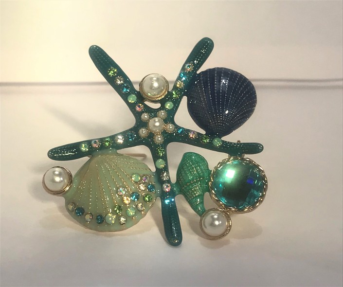 Vintage «starfish brooch»