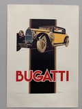 Vintage Bugatti Poster