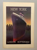 Vintage Transatlantic Cruise Poster