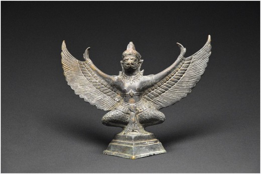 Antique sculpture Garuda