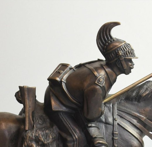 Antique sculpture "Spearman"