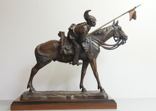 Antique sculpture "Spearman"