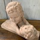 Antique sculpture "Mother and Child"