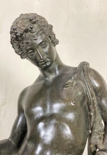 Antique sculpture "Narcissus"