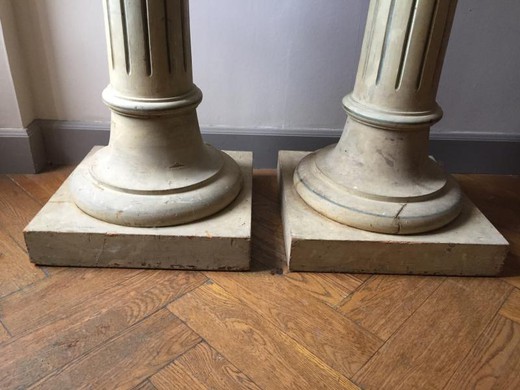 Antique paired columns