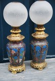 Antique twin lamps