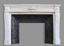 Antique fireplace portal