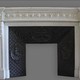 Antique fireplace portal