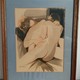 Antique drawing "Two"