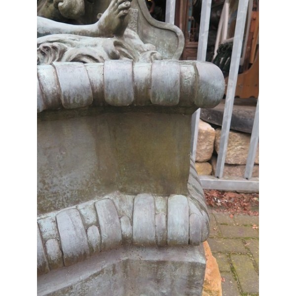 Antique Neptune garden fountain