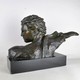 Антикварный скульптурный портрет Жана Мермоза