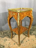 Elegant antique pedestal table