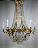 Large antique chandelier